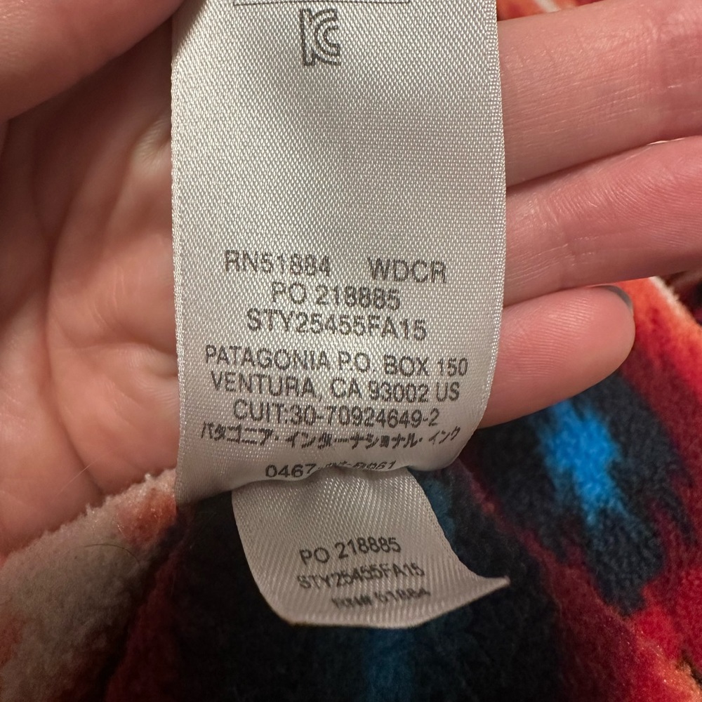 VINTAGE PATAGONIA SYNCHILLA SNAPT FLEECE AZTEC PULLOVER - Picture 2 of 4